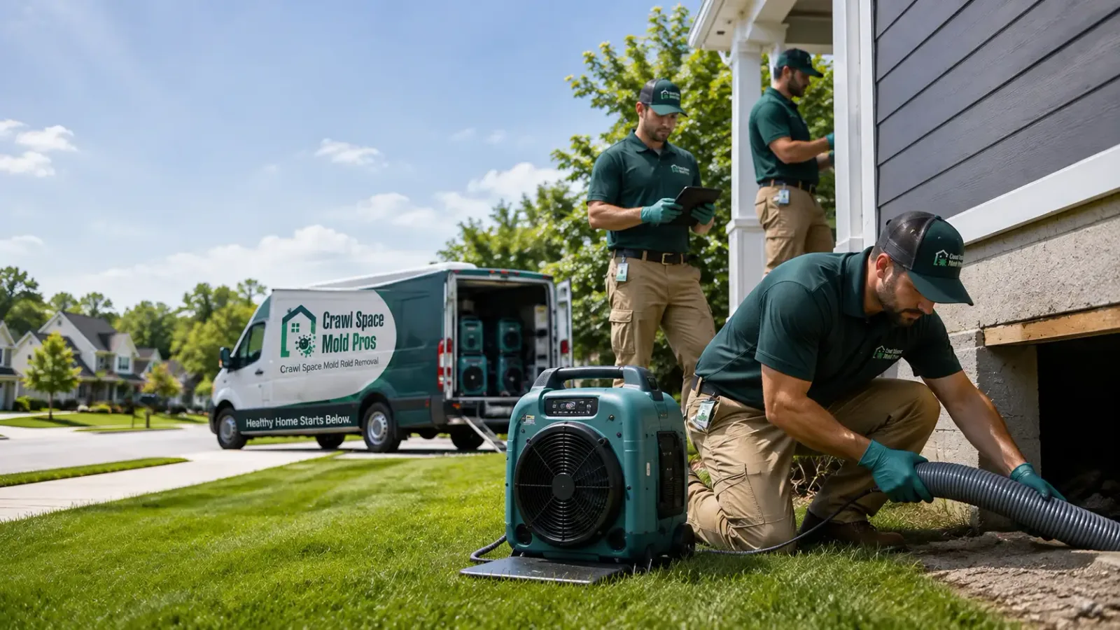 Crawl Space Mold Removal in Round Lake Beach, IL